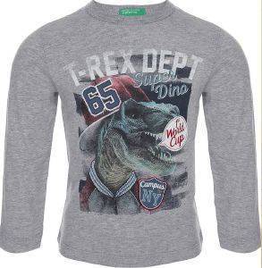 ΜΑΚΡΥΜΑΝΙΚΗ ΜΠΛΟΥΖΑ BENETTON COLLEGE ROCK ΓΚΡΙ (82 CM)-(1-2 ΕΤΩΝ) ΜΑΚΡΥΜΑΝΙΚΗ ΜΠΛΟΥΖΑ BENETTON COLLEGE ROCK ΓΚΡΙ (82 CM)-(1-2 ΕΤΩΝ)