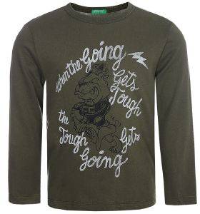 ΜΑΚΡΥΜΑΝΙΚΗ ΜΠΛΟΥΖΑ BENETTON VINTAGE ΧΑΚΙ (82 CM)-(1-2 ΕΤΩΝ) ΜΑΚΡΥΜΑΝΙΚΗ ΜΠΛΟΥΖΑ BENETTON VINTAGE ΧΑΚΙ (82 CM)-(1-2 ΕΤΩΝ)