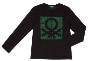 ΜΑΚΡΥΜΑΝΙΚΗ ΜΠΛΟΥΖΑ BENETTON IMPIANTO ΜΑΥΡΗ (90 CM)-(2 ΕΤΩΝ) ΜΑΚΡΥΜΑΝΙΚΗ ΜΠΛΟΥΖΑ BENETTON IMPIANTO ΜΑΥΡΗ (90 CM)-(2 ΕΤΩΝ)