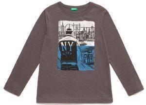 ΜΑΚΡΥΜΑΝΙΚΗ ΜΠΛΟΥΖΑ BENETTON WINTER ΓΚΡΙ (130 CM)-(7-8 ΕΤΩΝ) ΜΑΚΡΥΜΑΝΙΚΗ ΜΠΛΟΥΖΑ BENETTON WINTER ΓΚΡΙ (130 CM)-(7-8 ΕΤΩΝ)