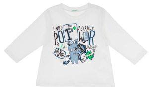 ΜΑΚΡΥΜΑΝΙΚΗ ΜΠΛΟΥΖΑ BENETTON CASUAL ΕΚΡΟΥ (62 CM)-(3-6 ΜΗΝΩΝ) ΜΑΚΡΥΜΑΝΙΚΗ ΜΠΛΟΥΖΑ BENETTON CASUAL ΕΚΡΟΥ (62 CM)-(3-6 ΜΗΝΩΝ)