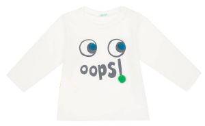 ΜΑΚΡΥΜΑΝΙΚΗ ΜΠΛΟΥΖΑ BENETTON IMPIANTO ΛΕΥΚΗ (68 CM)-(6-9 ΜΗΝΩΝ) ΜΑΚΡΥΜΑΝΙΚΗ ΜΠΛΟΥΖΑ BENETTON IMPIANTO ΛΕΥΚΗ (68 CM)-(6-9 ΜΗΝΩΝ)
