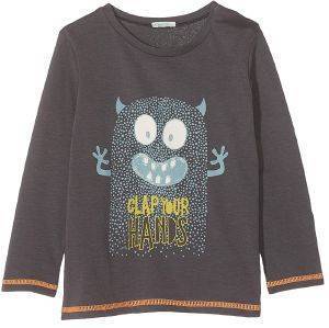 ΜΑΚΡΥΜΑΝΙΚΗ ΜΠΛΟΥΖΑ BENETTON ROCK BABY ΓΚΡΙ (74 CM)-(9-12 ΜΗΝΩΝ) ΜΑΚΡΥΜΑΝΙΚΗ ΜΠΛΟΥΖΑ BENETTON ROCK BABY ΓΚΡΙ (74 CM)-(9-12 ΜΗΝΩΝ)