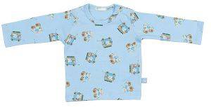 ΜΑΚΡΥΜΑΝΙΚΗ ΜΠΛΟΥΖΑ BENETTON FOUNDATION BABY ΓΑΛΑΖΙΟ (62 CM)-(3-6 ΜΗΝΩΝ) ΜΑΚΡΥΜΑΝΙΚΗ ΜΠΛΟΥΖΑ BENETTON FOUNDATION BABY ΓΑΛΑΖΙΟ (62 CM)-(3-6 ΜΗΝΩΝ)