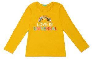 ΜΠΛΟΥΖΑ ΜΑΚΡΥΜΑΝΙΚΗ BENETTON COLOR GIRL LUG ΜΟΥΣΤΑΡΔΙ (100 CM)-(3-4 ΕΤΩΝ) ΜΠΛΟΥΖΑ ΜΑΚΡΥΜΑΝΙΚΗ BENETTON COLOR GIRL LUG ΜΟΥΣΤΑΡΔΙ (100 CM)-(3-4 ΕΤΩΝ)