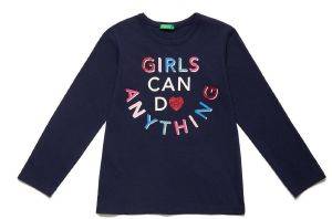ΜΠΛΟΥΖΑ ΜΑΚΡΥΜΑΝΙΚΗ BENETTON COLOR GIRL LUG ΣΚΟΥΡΟ ΜΠΛΕ (140 CM)-(8-9 ΕΤΩΝ) ΜΠΛΟΥΖΑ ΜΑΚΡΥΜΑΝΙΚΗ BENETTON COLOR GIRL LUG ΣΚΟΥΡΟ ΜΠΛΕ (140 CM)-(8-9 ΕΤΩΝ)