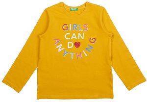 ΜΠΛΟΥΖΑ ΜΑΚΡΥΜΑΝΙΚΗ BENETTON COLOR GIRL LUG ΜΟΥΣΤΑΡΔΙ (82 CM)-(1-2 ΕΤΩΝ) ΜΠΛΟΥΖΑ ΜΑΚΡΥΜΑΝΙΚΗ BENETTON COLOR GIRL LUG ΜΟΥΣΤΑΡΔΙ (82 CM)-(1-2 ΕΤΩΝ)