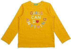ΜΠΛΟΥΖΑ ΜΑΚΡΥΜΑΝΙΚΗ BENETTON COLOR GIRL LUG ΜΟΥΣΤΑΡΔΙ (130 CM)-(7-8 ΕΤΩΝ) ΜΠΛΟΥΖΑ ΜΑΚΡΥΜΑΝΙΚΗ BENETTON COLOR GIRL LUG ΜΟΥΣΤΑΡΔΙ (130 CM)-(7-8 ΕΤΩΝ)