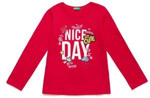 ΜΠΛΟΥΖΑ ΜΑΚΡΥΜΑΝΙΚΗ BENETTON COLOR GIRL LUG ΚΟΚΚΙΝΟ (100 CM)-(3-4 ΕΤΩΝ) ΜΠΛΟΥΖΑ ΜΑΚΡΥΜΑΝΙΚΗ BENETTON COLOR GIRL LUG ΚΟΚΚΙΝΟ (100 CM)-(3-4 ΕΤΩΝ)