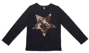 ΜΠΛΟΥΖΑ ΜΑΚΡΥΜΑΝΙΚΗ BENETTON F SHINY GIRL 1 ΜΑΥΡΟ (120 CM)-(6-7 ΕΤΩΝ) ΜΠΛΟΥΖΑ ΜΑΚΡΥΜΑΝΙΚΗ BENETTON F SHINY GIRL 1 ΜΑΥΡΟ (120 CM)-(6-7 ΕΤΩΝ)