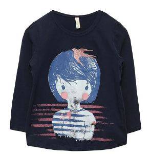 ΜΠΛΟΥΖΑ ΜΑΚΡΥΜΑΝΙΚΗ BENETTON ART 1 GIRL ΣΚΟΥΡΟ ΜΠΛΕ (82 CM)-(1-2 ΕΤΩΝ) ΜΠΛΟΥΖΑ ΜΑΚΡΥΜΑΝΙΚΗ BENETTON ART 1 GIRL ΣΚΟΥΡΟ ΜΠΛΕ (82 CM)-(1-2 ΕΤΩΝ)
