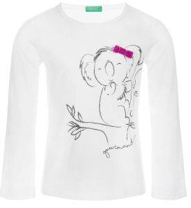 ΜΠΛΟΥΖΑ ΜΑΚΡΥΜΑΝΙΚΗ BENETTON 4G ROMANTIC ΛΕΥΚΟ (82 CM)-(1-2 ΕΤΩΝ) ΜΠΛΟΥΖΑ ΜΑΚΡΥΜΑΝΙΚΗ BENETTON 4G ROMANTIC ΛΕΥΚΟ (82 CM)-(1-2 ΕΤΩΝ)