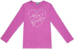 ΜΠΛΟΥΖΑ ΜΑΚΡΥΜΑΝΙΚΗ BENETTON BASIC GIRL ΜΩΒ (120 CM)-(6-7 ΕΤΩΝ) ΜΠΛΟΥΖΑ ΜΑΚΡΥΜΑΝΙΚΗ BENETTON BASIC GIRL ΜΩΒ (120 CM)-(6-7 ΕΤΩΝ)