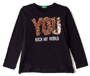 ΜΠΛΟΥΖΑ ΜΑΚΡΥΜΑΝΙΚΗ BENETTON ROCK GIRL LUG ΜΑΥΡΟ (120 CM)-(6-7 ΕΤΩΝ) ΜΠΛΟΥΖΑ ΜΑΚΡΥΜΑΝΙΚΗ BENETTON ROCK GIRL LUG ΜΑΥΡΟ (120 CM)-(6-7 ΕΤΩΝ)