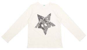 ΜΠΛΟΥΖΑ ΜΑΚΡΥΜΑΝΙΚΗ BENETTON F SHINY GIRL 1 ΛΕΥΚΟ (120 CM)-(6-7 ΕΤΩΝ) ΜΠΛΟΥΖΑ ΜΑΚΡΥΜΑΝΙΚΗ BENETTON F SHINY GIRL 1 ΛΕΥΚΟ (120 CM)-(6-7 ΕΤΩΝ)