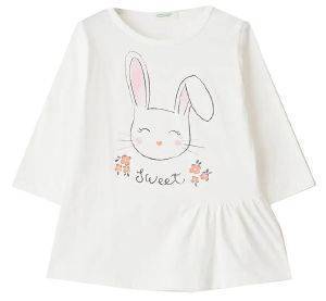 ΜΠΛΟΥΖΑ ΜΑΚΡΥΜΑΝΙΚΗ BENETTON 2ROMANTIC BABYG ΛΕΥΚΟ (74 CM)-(9-12 ΜΗΝΩΝ) ΜΠΛΟΥΖΑ ΜΑΚΡΥΜΑΝΙΚΗ BENETTON 2ROMANTIC BABYG ΛΕΥΚΟ (74 CM)-(9-12 ΜΗΝΩΝ)
