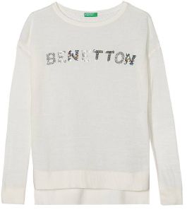 ΠΟΥΛΟΒΕΡ BENETTON FOUNDATION TK ΕΚΡΟΥ (120 CM)-(6-7 ΕΤΏΝ) ΠΟΥΛΟΒΕΡ BENETTON FOUNDATION TK ΕΚΡΟΥ (120 CM)-(6-7 ΕΤΏΝ)