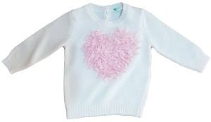 ΠΟΥΛΟΒΕΡ BENETTON 5BB IMPIANTO OCT ΛΕΥΚΟ (68 CM)-(6-9 ΜΗΝΏΝ)