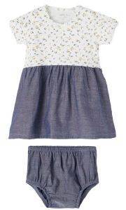  NAME IT 13190302 NBFJANICE SS DRESS W BLOOMER 