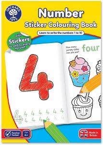 ORCHARD TOYS ORCHARD TOYS NUMBER COLOURING BOOK