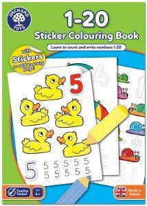 ORCHARD TOYS: 1-20 COLOURING BOOK