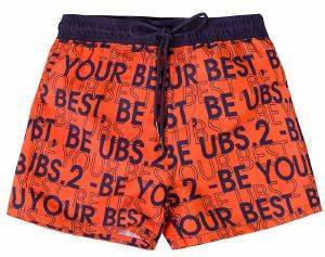 UBS2 ΜΑΓΙΟ BOXER UBS2 E216323-999 ΠΟΡΤΟΚΑΛΙ/ΜΑΥΡΟ (12 ΕΤΩΝ)-(152 CM)