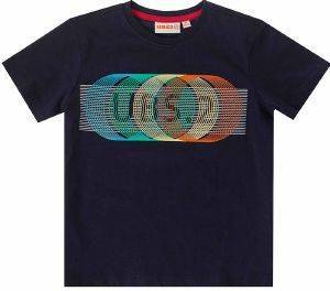 T-SHIRT UBS2 E219347-04 ΣΚΟΥΡΟ ΜΠΛΕ (4 ΕΤΩΝ)-(104 CM)