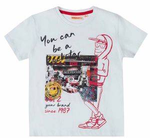 T-SHIRT UBS2 E219364-999 ΛΕΥΚΟ (3 ΕΤΩΝ)-(98 CM)
