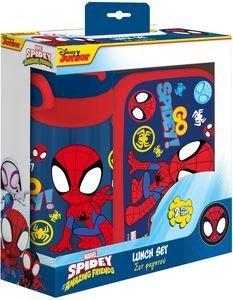 ΣΕΤ ΦΑΓΗΤΟΔΟΧΕΙΟ & ΠΑΓΟΥΡΙ ΠΛΑΣΤΙΚΟ MUST SPIDEY ΜΠΛΕ ΣΚΟΥΡΟ ΣΕΤ ΦΑΓΗΤΟΔΟΧΕΙΟ & ΠΑΓΟΥΡΙ ΠΛΑΣΤΙΚΟ MUST SPIDEY ΜΠΛΕ ΣΚΟΥΡΟ