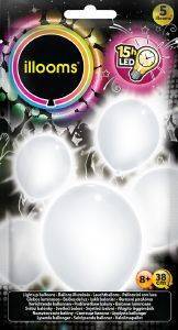 ΣΕΤ ΦΩΤΕΙΝΑ ΜΠΑΛΟΝΙΑ GIOCHI PREZIOSI ILLOOMS LED BALLOONS ΑΣΗΜΙ 5ΤΜΧ (LLM12000) φωτογραφία