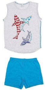 ΠΥΤΖΑΜΕΣ BENETTON FISH ΓΚΡΙ ΜΕΛΑΝΖΕ/ΠΕΤΡΟΛ (3-4 ΕΤΩΝ)-(100 CM) ΠΥΤΖΑΜΕΣ BENETTON FISH ΓΚΡΙ ΜΕΛΑΝΖΕ/ΠΕΤΡΟΛ (3-4 ΕΤΩΝ)-(100 CM)