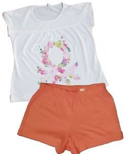  BENETTON GIRL PJ  / (18-24 )-(90 CM)