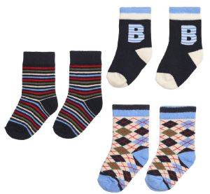 ΚΑΛΤΣΕΣ BENETTON SOCKS FASHION ΣΚΟΥΡΟ ΜΠΛΕ/ΠΟΛΥΧΡΩΜΟ 3ΤΜΧ (0-6 ΜΗΝΩΝ)-(16-17) ΚΑΛΤΣΕΣ BENETTON SOCKS FASHION ΣΚΟΥΡΟ ΜΠΛΕ/ΠΟΛΥΧΡΩΜΟ 3ΤΜΧ (0-6 ΜΗΝΩΝ)-(16-17)