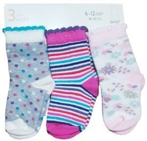  BENETTON SOCKS FASHION //FLORAL  3 (0-6 )-(16-17)