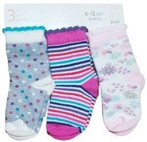  BENETTON SOCKS FASHION //FLORAL  3 (6-12 )-(18-19)