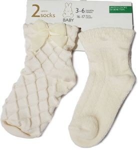 ΚΑΛΤΣΕΣ BENETTON FASHION ΕΚΡΟΥ 2ΤΜΧ (6-12 ΜΗΝΩΝ)-(18-19) ΚΑΛΤΣΕΣ BENETTON FASHION ΕΚΡΟΥ 2ΤΜΧ (6-12 ΜΗΝΩΝ)-(18-19)