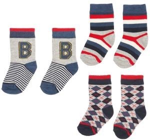 ΚΑΛΤΣΕΣ BENETTON SOCKS FASHION ΓΚΡΙ/ΠΟΛΥΧΡΩΜΟ 3ΤΜΧ (6-12 ΜΗΝΩΝ)-(18-19) ΚΑΛΤΣΕΣ BENETTON SOCKS FASHION ΓΚΡΙ/ΠΟΛΥΧΡΩΜΟ 3ΤΜΧ (6-12 ΜΗΝΩΝ)-(18-19)