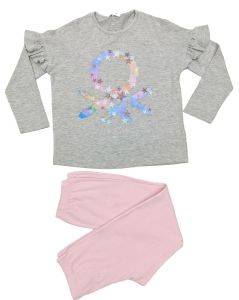 ΣΕΤ ΠΥΤΖΑΜΕΣ BENETTON FASHION ΡΟΖ/ΓΚΡΙ (18-24 ΜΗΝΩΝ)-(90 CM) ΣΕΤ ΠΥΤΖΑΜΕΣ BENETTON FASHION ΡΟΖ/ΓΚΡΙ (18-24 ΜΗΝΩΝ)-(90 CM)
