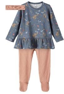 NAME IT ΣΕΤ ΡΟΥΧΩΝ NAME IT 13197269 NBFRAFAELA ΜΠΛΕ ΡΑΦ/ΡΟΖ (80 CM)-(12 ΜΗΝΩΝ)
