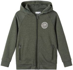 NAME IT HOODIE ΜΕ ΦΕΡΜΟΥΑΡ NAME IT 13196337 NKMSOLLOW ΣΚΟΥΡΟ ΠΡΑΣΙΝΟ (134-140 CM)-(9-10 ΕΤΩΝ)