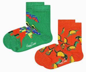  HAPPY SOCKS 2-PACK KIDS DINOS SOCKS KDIN02-2900 / 2