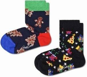  HAPPY SOCKS 2-PACK GINGERBREAD AND GIFTS SOCKS KGAG02-6500 (EU:28-31)