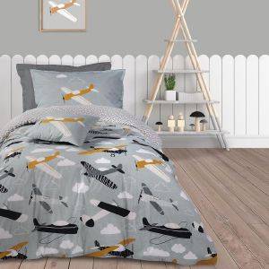 ΣΕΤ ΣΕΝΤΟΝΙΑ ΜΟΝΑ DAS HOME KID 4774 ΓΚΡΙ 170X260CM ΣΕΤ ΣΕΝΤΟΝΙΑ ΜΟΝΑ DAS HOME KID 4774 ΓΚΡΙ 170X260CM