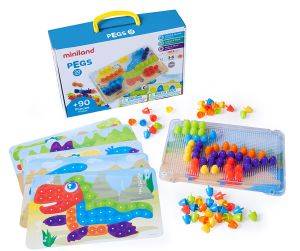 ΜΩΣΑΪΚΟ ΠΑΙΧΝΙΔΙ MINILAND PEGS 90 TMX ΜΩΣΑΪΚΟ ΠΑΙΧΝΙΔΙ MINILAND PEGS 90 TMX