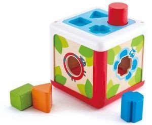 HAPE ΚΥΒΟΣ ΜΑΘΑΙΝΩ ΤΑ ΣΧΗΜΑΤΑ HAPE EARLY EXPLORER SHAPE SHORTING BOX