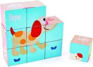 HAPE PUZZLE BLOCKS HAPE Ο ΠΕΠΕ - ΟΙ ΦΙΛΟΙ ΤΟΥ ΣΧΗΜΑΤΙΖΟΥΝ 6 ΔΙΑΦΟΡΕΤΙΚΕΣ ΕΙΚΟΝΕΣ