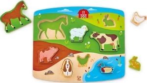 PUZZLE     HAPE PUZZLE & PLAY FARM ANIMAL