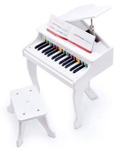      30  HAPE DELUXE WHITE GRAND PIANO