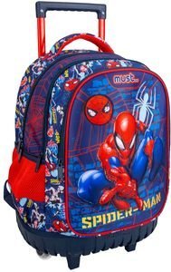 ΤΣΑΝΤΑ ΤΡΟΛΕΪ MUST ΔΗΜΟΤΙΚΟΥ SPIDER-MAN ΜΠΛΕ ΣΚΟΥΡΟ ΤΣΑΝΤΑ ΤΡΟΛΕΪ MUST ΔΗΜΟΤΙΚΟΥ SPIDER-MAN ΜΠΛΕ ΣΚΟΥΡΟ