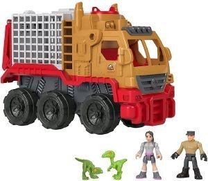 FISHER-PRICE IMAGINEXT JURASSIC WORLD-ΦΟΡΤΗΓΟ ΚΛΟΥΒΙ ΔΕΙΝΟΣΑΥΡΩΝ ΚΑΙ ΓΙΑΖ (HCH97)